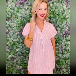 NWT Striped shirt dress